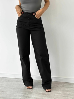 Calça Wide Leg Dallas Preto - comprar online