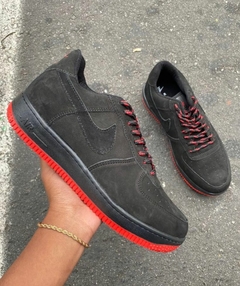 Air force preto e vermelho online