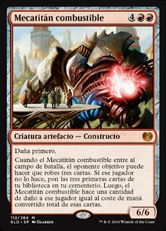 KLD - 112 - Mecatitán combustible / Combustible Gearhulk