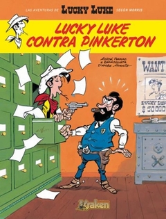 LUCKY LUKE CONTRA PINKERTON - TAPA DURA