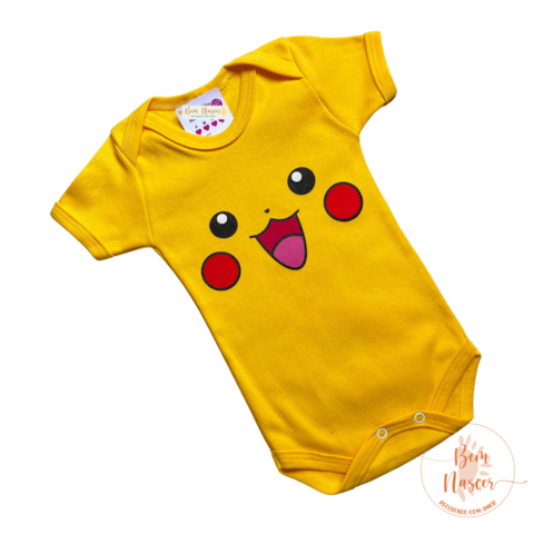Body Bebê Fantasia Pokémon Pikachu