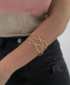 Brazalete pulsera Regulable línea Gold - LourdesJoyas