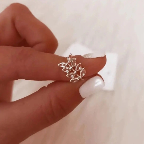 Trepador espiga/Plata con Cubic