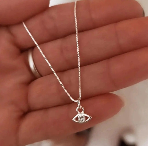 Conjunto Ojo con cubic/Plata925