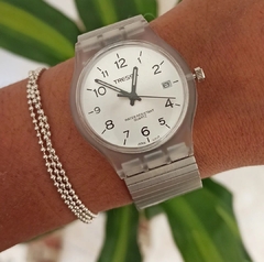 Reloj Tressa malla de metal elastica LourdesJoyas