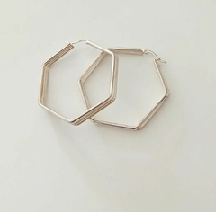 Aros Hexagonal triples/Par/5cm ancho - comprar online