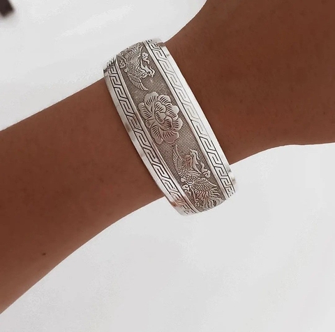 Esclava labrada/Estilo hindú/Rosas/Acero quirúrgic