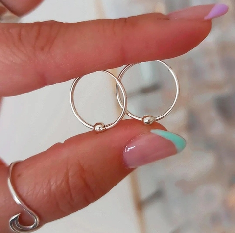 Argollas bali (Par)1,5cm/Plata925