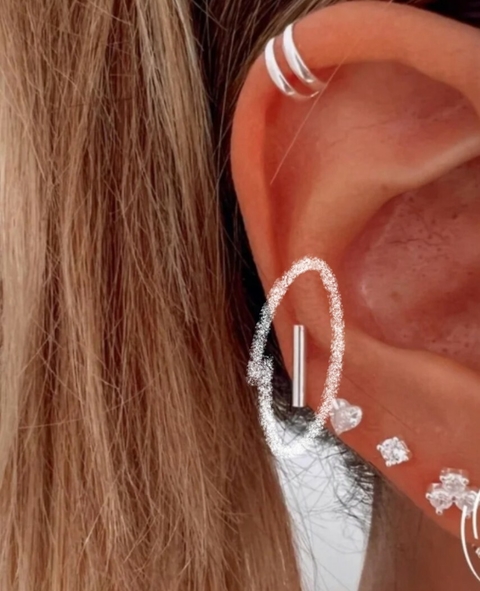 Aros barrita/Únidad/Plata925