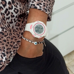 Reloj deportivo Lemon Blanco y rosa Garantia oficial de un ano
