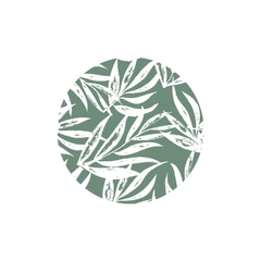 Plato de Sitio - Individual circular ''Laurel Verde''