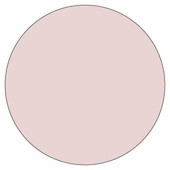 Plato de Sitio - Individual circular ''Liso Rosa''