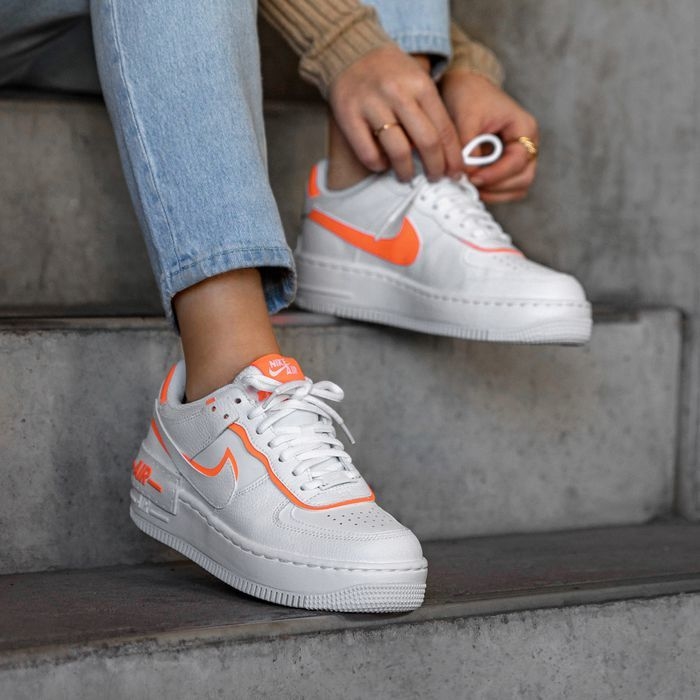 Total orange nike air force 1 sales