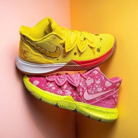 Nike spongebob shoes kyrie best sale