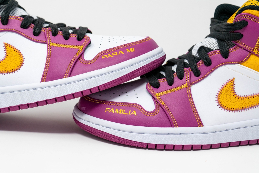 Tenis Air Jordan 1 Mid Familia Dia de Los Muertos