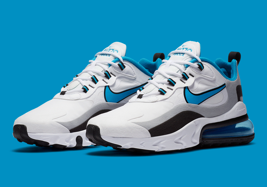 Tênis Nike Air Max 270 React 'White Laser Blue'