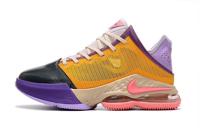 Lebron 18 purple and orange sale