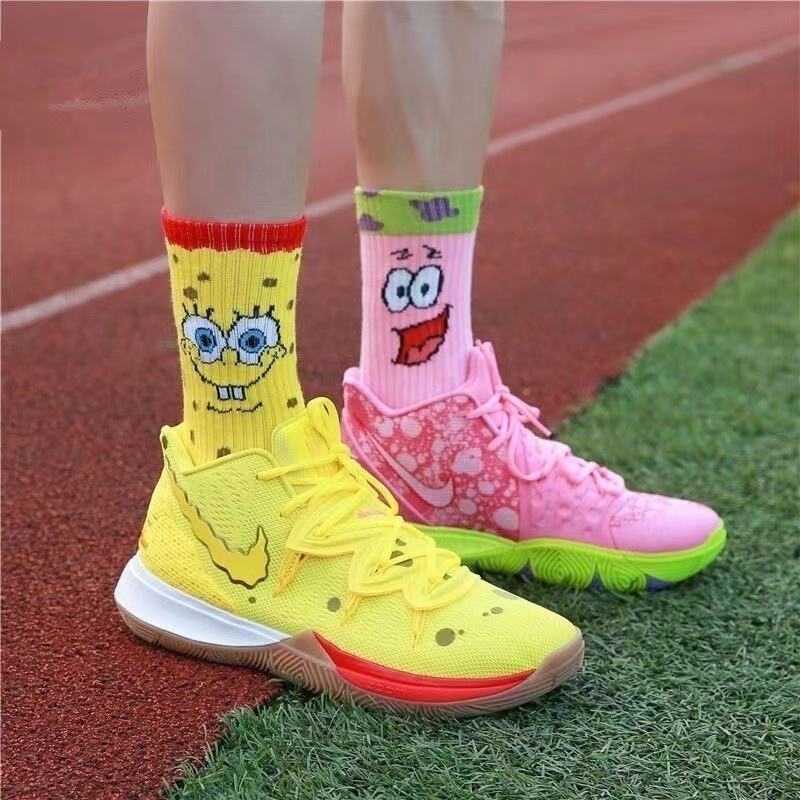 Tênis Nike Kyrie 5 'SpongeBob SquarePants' Bob Esponja e Patrick