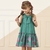 Vestido Happy Time Trapézio Chiffon Verde MonSucré - Mari Kids