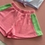 Conjunto Colour Outfits Branco Short Rosa You+Me - Mari Kids