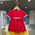 Vestido Baby Provençal Vermelho Serena