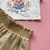 Conjunto Teddy Love Branco Short Cappuccino PetitCherie na internet