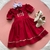 Vestido Clássico Princesa Vermelho Gola FarfallaGirl