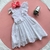 Vestido Laise Branco Babados FarfallaGirl