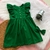 Vestido Amanda Verde Tricoline FarfallaGirl