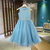 Vestido Luxo Anna Azul Tiffany Farfalla .