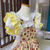 Vestido Luxo Dona Benta Amarelo Avental Farfalla - - comprar online