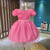 Vestido Luxo Antonietta Rosa Barbie Rodado Farfalla .