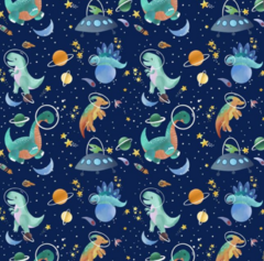 CORDURA DINOS EN EL ESPACIO x 50 cm