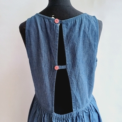 VESTIDO JEAN BORDADO BENITO - tienda online