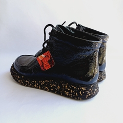 BOTAS CHAROL NEGRO CORDON MISHKA - tienda online