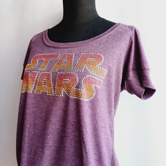 REMERA LOGO STRASS STAR WARS en internet