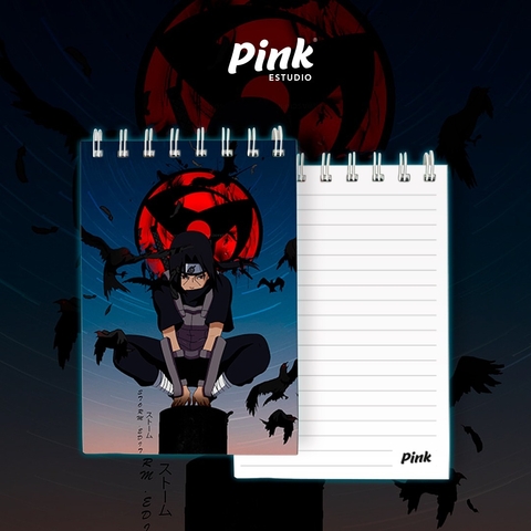 CUADERNO PINK A6 (10X15) - NARUTO 01