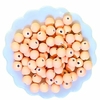 Miçanga Bolinha Salmão Fosca/Emborrachada 8mm (20g)