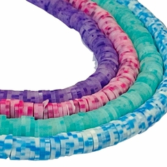 Fio Disquinho Cores Mescladas 6mm - 40cm - comprar online