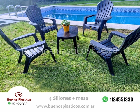 Juegos de jardín (mesas + sillas)