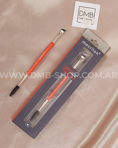 Pincel Duo de Cejas BT14 linea Profesional Beauty Tools Macrilan - DMB