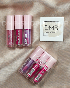 Lip Kit x 3: labial, gloss y lip oil, Boca Linda de Febella - DMB