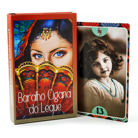 Mini Baralho De Cartas Ciganas Lenormand 36 Cartas - Silica Shop