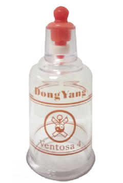 COPO DE VENTOSA DE ACRILICO COR LARANJA - DONG YANG Nº: 02 - Acupuntura Fisio Shop