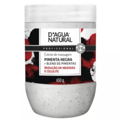 Creme De Massagem Pimenta Negra 650G