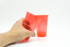 Vaso Balada 300cc. Rojo (X 500 U)