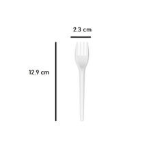 Mini Tenedor Sobremesa (1000 un) - Cemave Descartables SRL