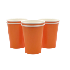 Vaso Polipapel Colores Plenos Liso 8 oz (8 un) - tienda online