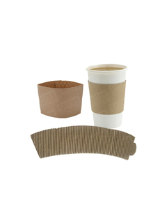 Collarines de Cartón para Vaso Café 8 y 12 oz (1000 un) en internet