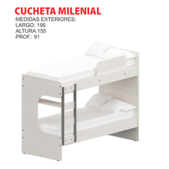 Cama Cucheta Milenial Diseño Moderno Venecia - tienda online